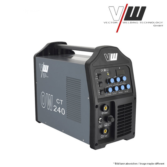 VECTOR Welding Machine DC TIG OW240 Puls With plasma cutter Inverter TIG CUT MMA Electrode
